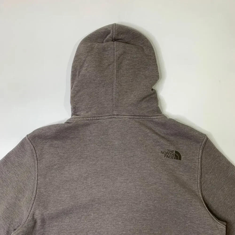 The North Face Hoodie Mens M Medium Zinc Fleece Bear Graphic Pullover Sweatshirt